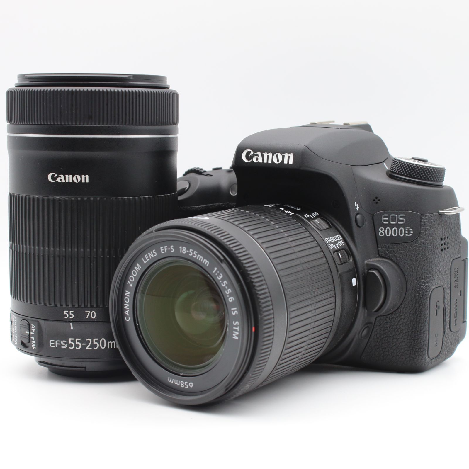 Canon EOS 8000D ダブルズームキット 充電器付 動作確認済 Canon EOS