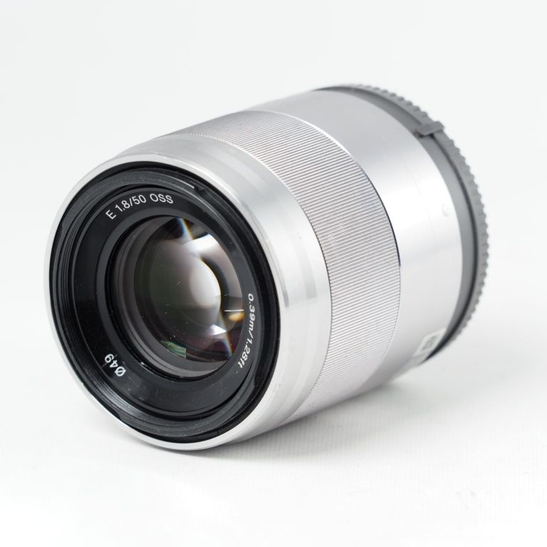 SONY E 50mm F1.8 OSS SEL50F18 シルバー ソニー Eマウント 単焦点