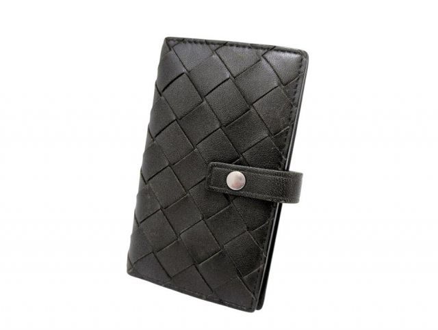 ボッテガヴェネタ キーケース マキシ イントレチャート ブラック 黒 6