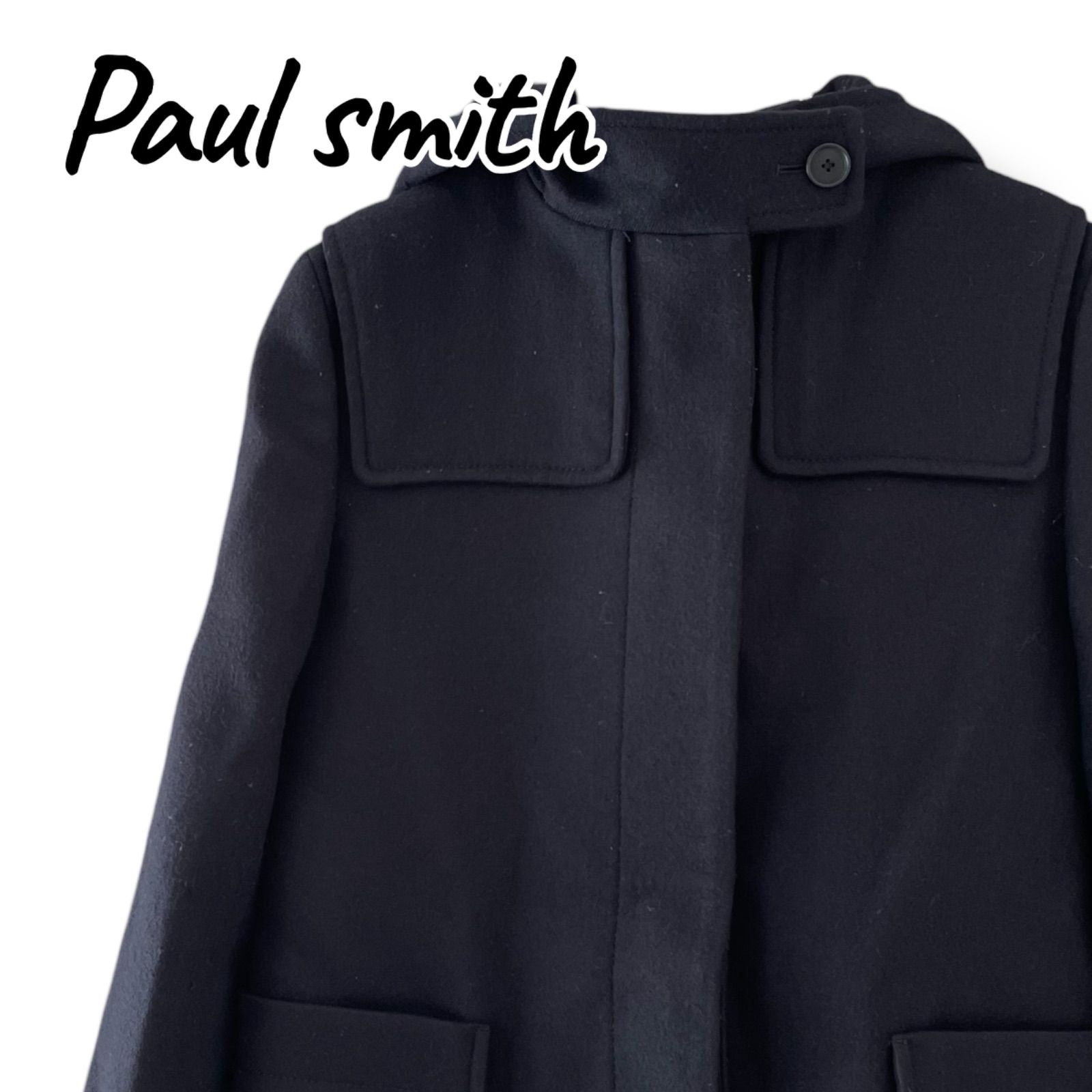 Paul Smith ポールスミス フーデッドコート ダッフル風 ネイビー 紺