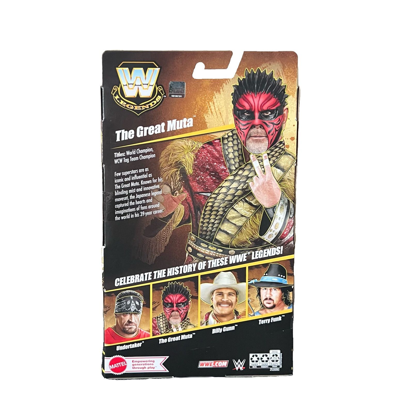 WWE マテル エリート グレートムタ 新品 開封品 WWE マテル エリート