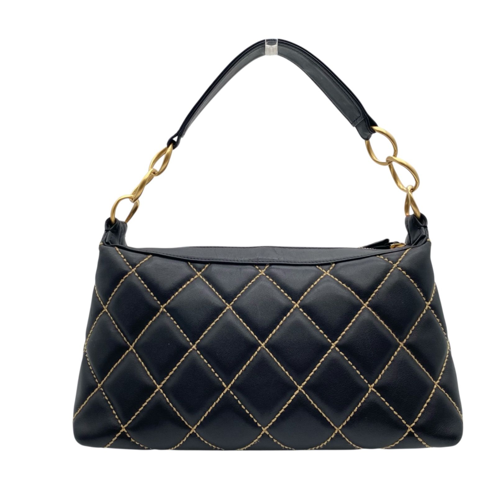 ○シャネル CHANEL ワイルドステッチ ワンショルダーバッグ