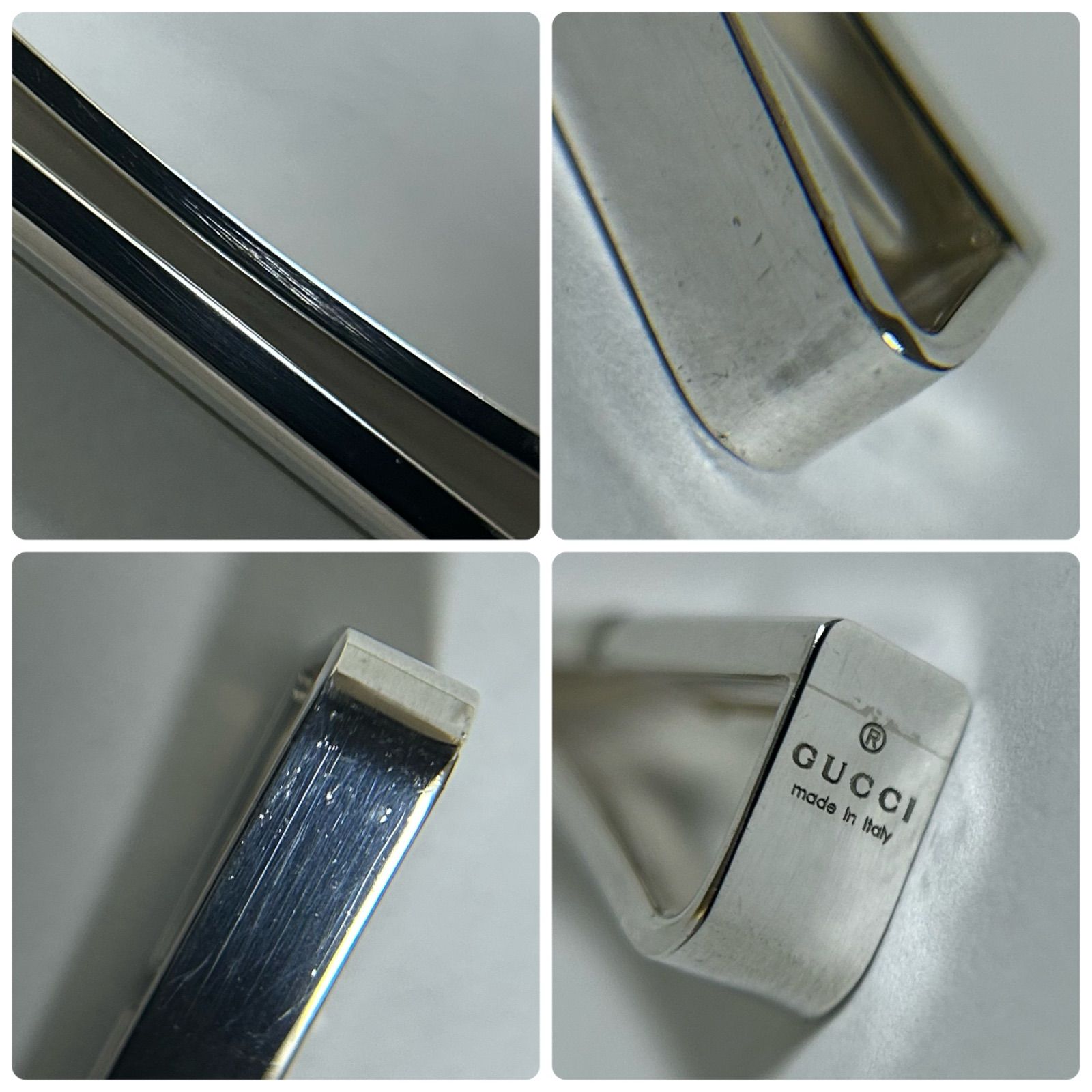グッチ インフィニティ ノット ネクタイピン タイピン Silver 925