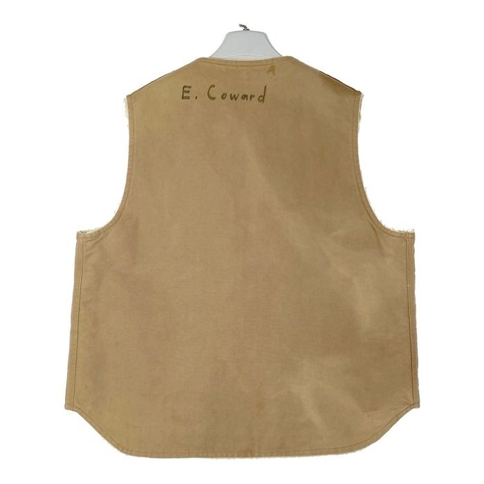 ☆Carhartt カーハート ダック 裏ボア ベスト ベージュ sizeXXL - メルカリ