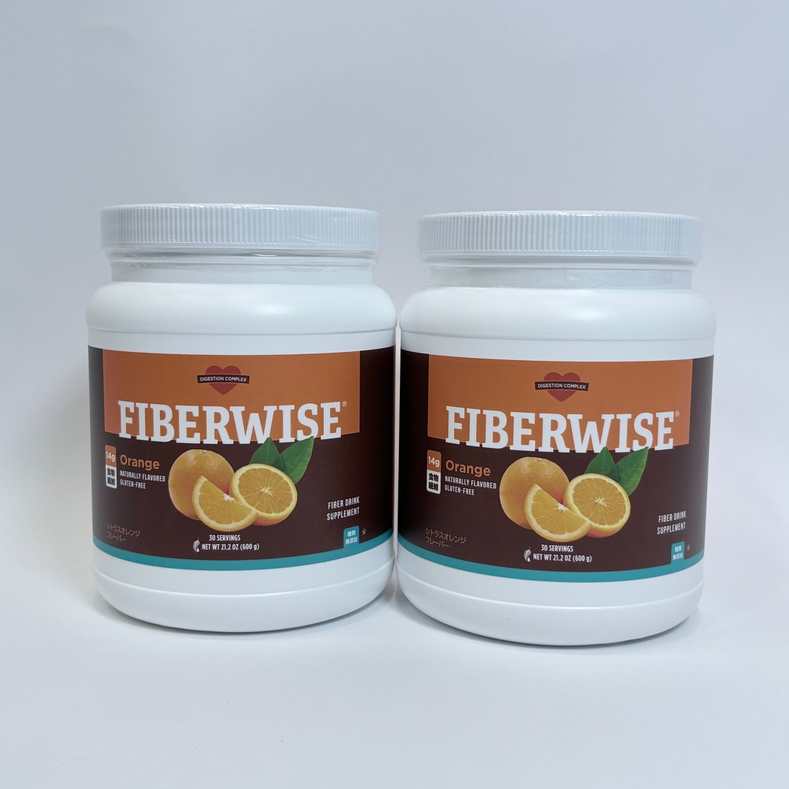 FIBERWISE オレンジ 糖類無添加 2個セット 2個セット] Melaleuca