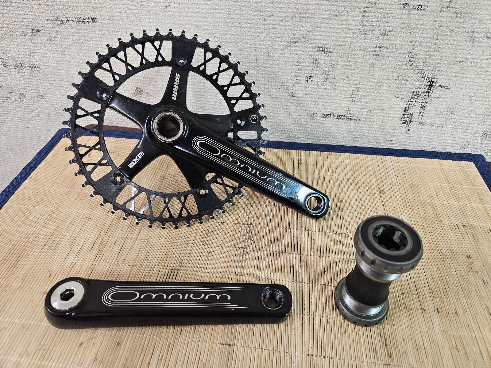SRAM Omnium クランクセット 49T 165mm SRAM Omnium クランクアーム
