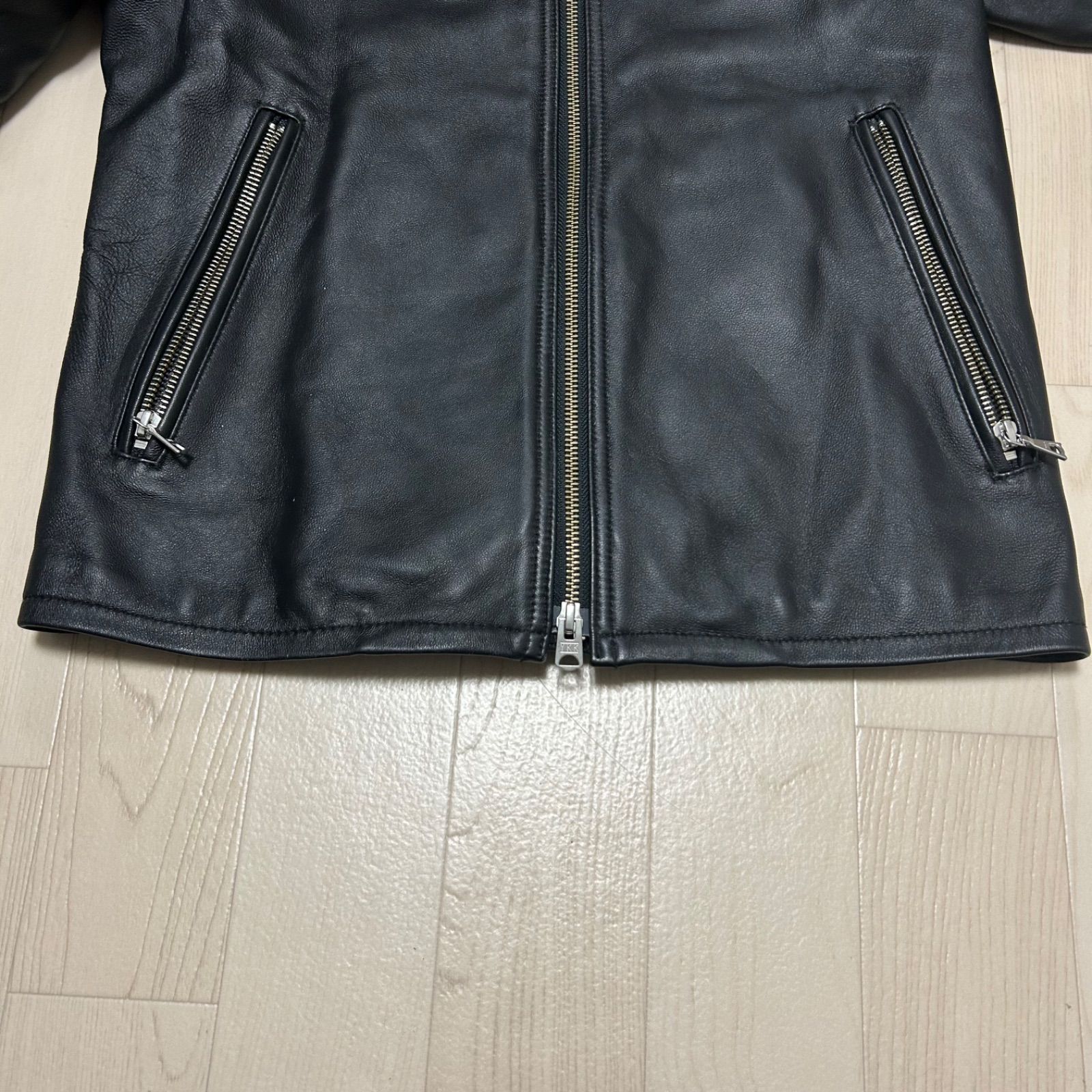 RAGEBLUE レイジブルー ラムレザージャケット シングルライダース