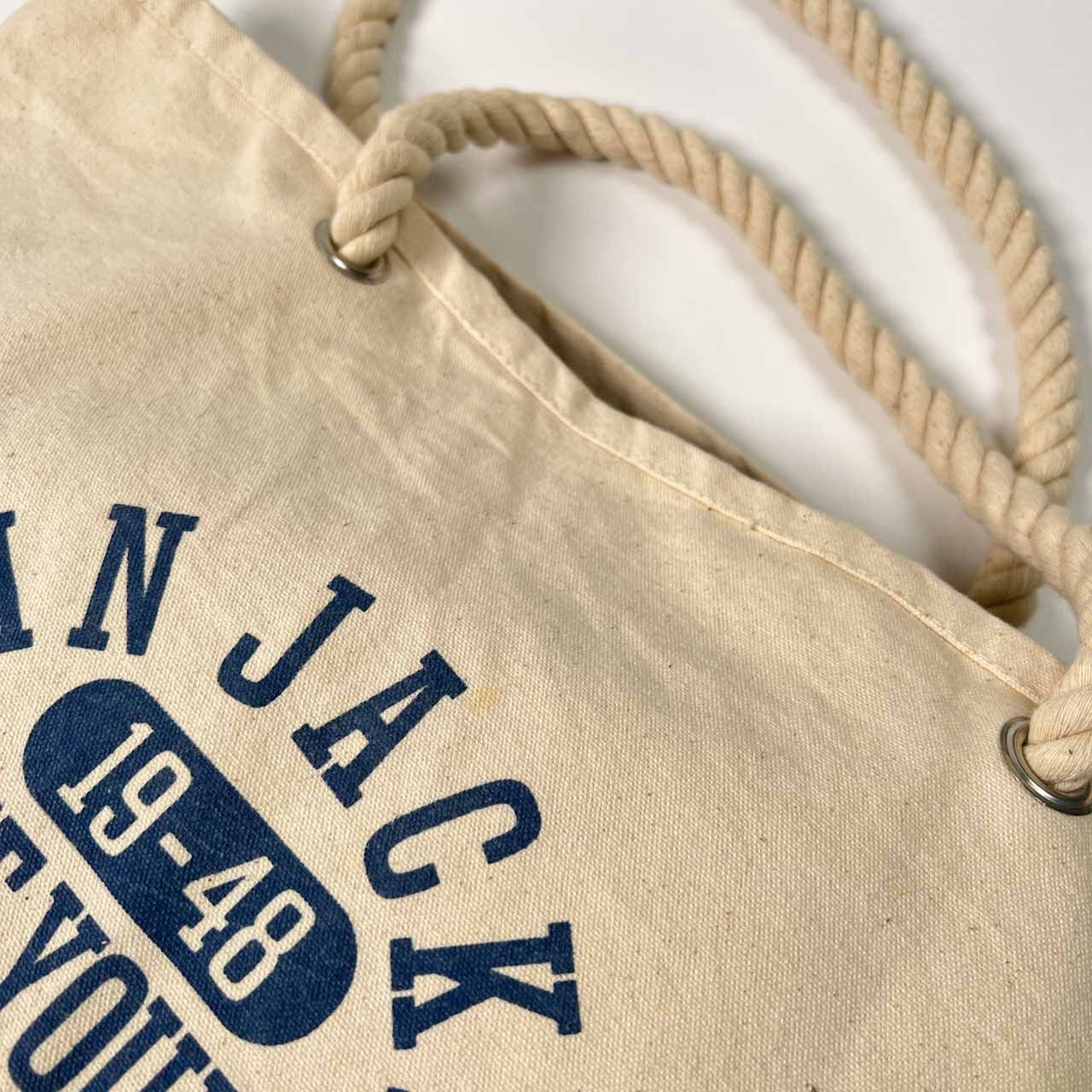VAN JAC ヴァンヂャケット プリント 幌布 キャンバス トートバッグ /鞄
