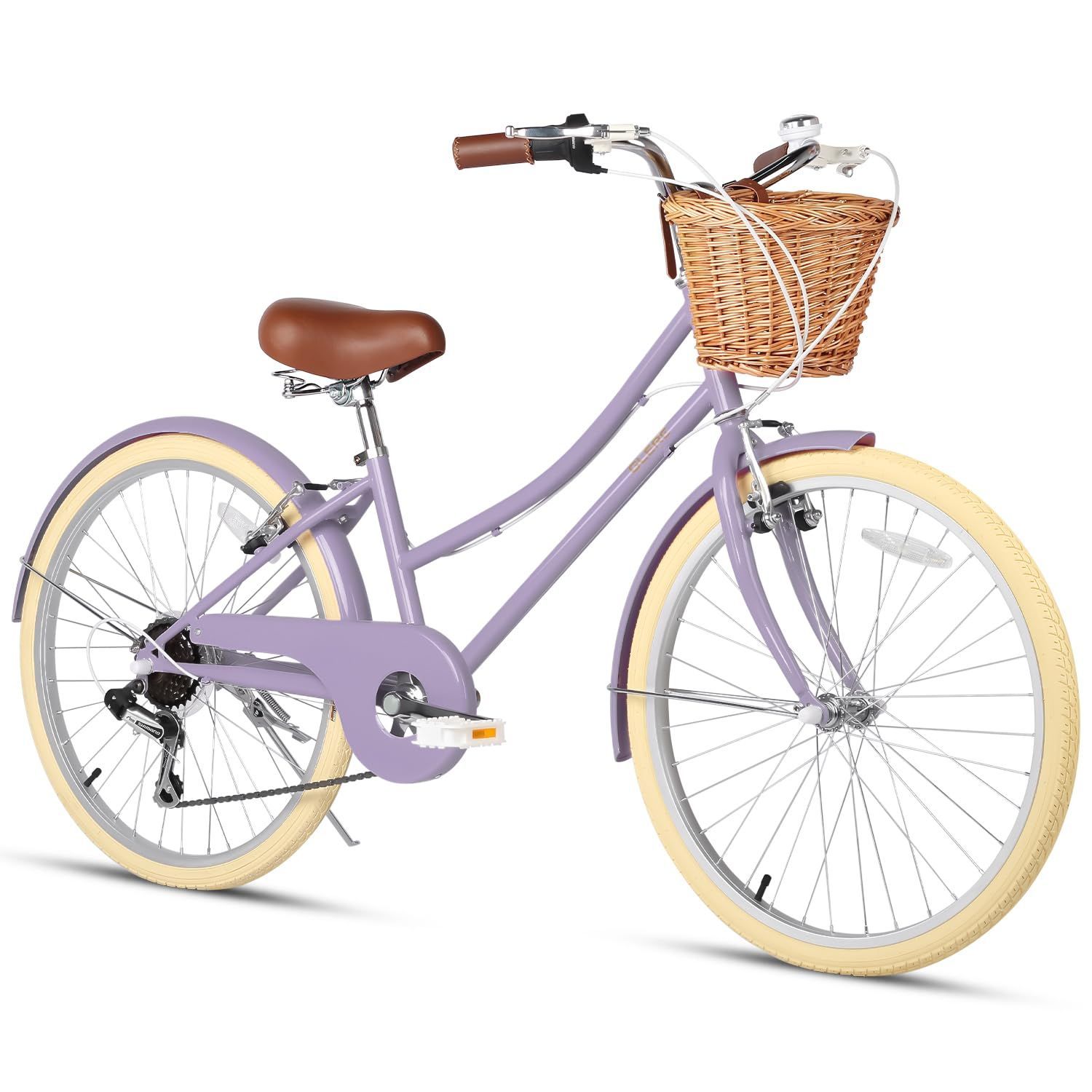 MAーJIN asahi 子供用自転車 22インチ ホワイト 前カゴ付き MAーJIN
