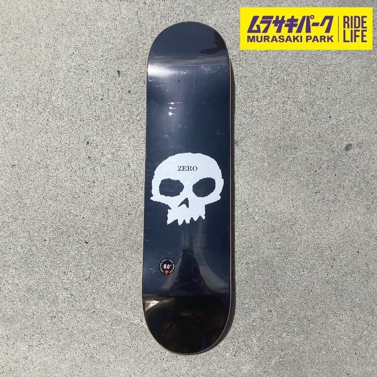 ムラサキパーク公式】ZERO SINGLE SKULL DECK 8.0 inch ゼロ deck
