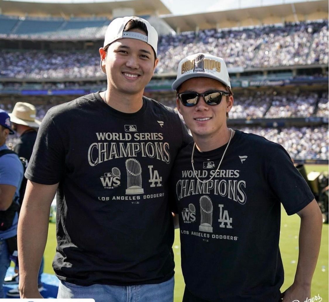 大谷翔平選手着用 ロサンゼルス・ドジャース MLB公式Tシャツ 2024