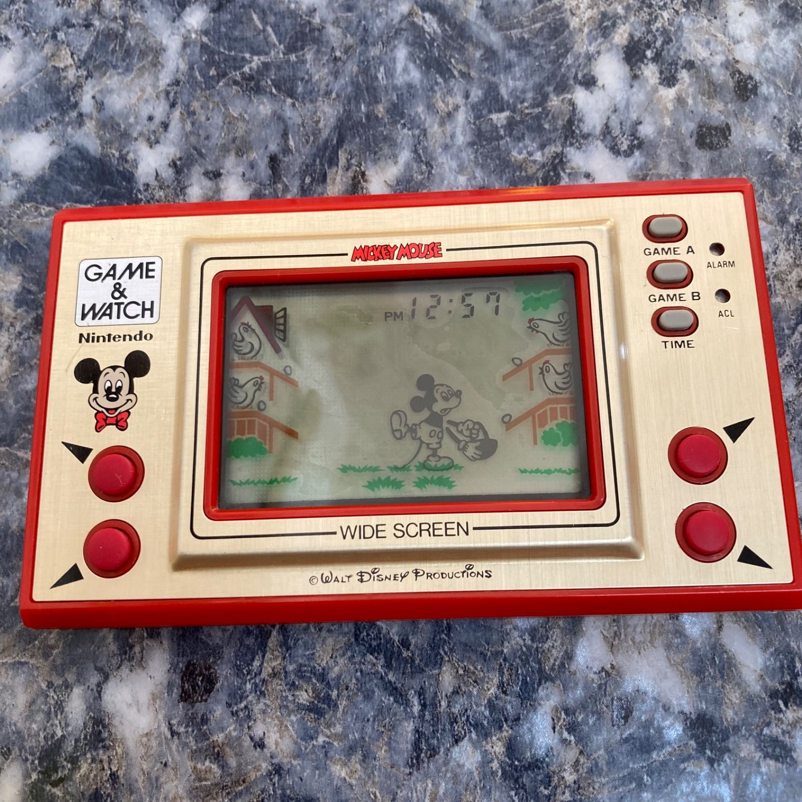 1981年製】GAME&WATCH ゲームウォッチ MICKEY MOUSE Nintendo Disney