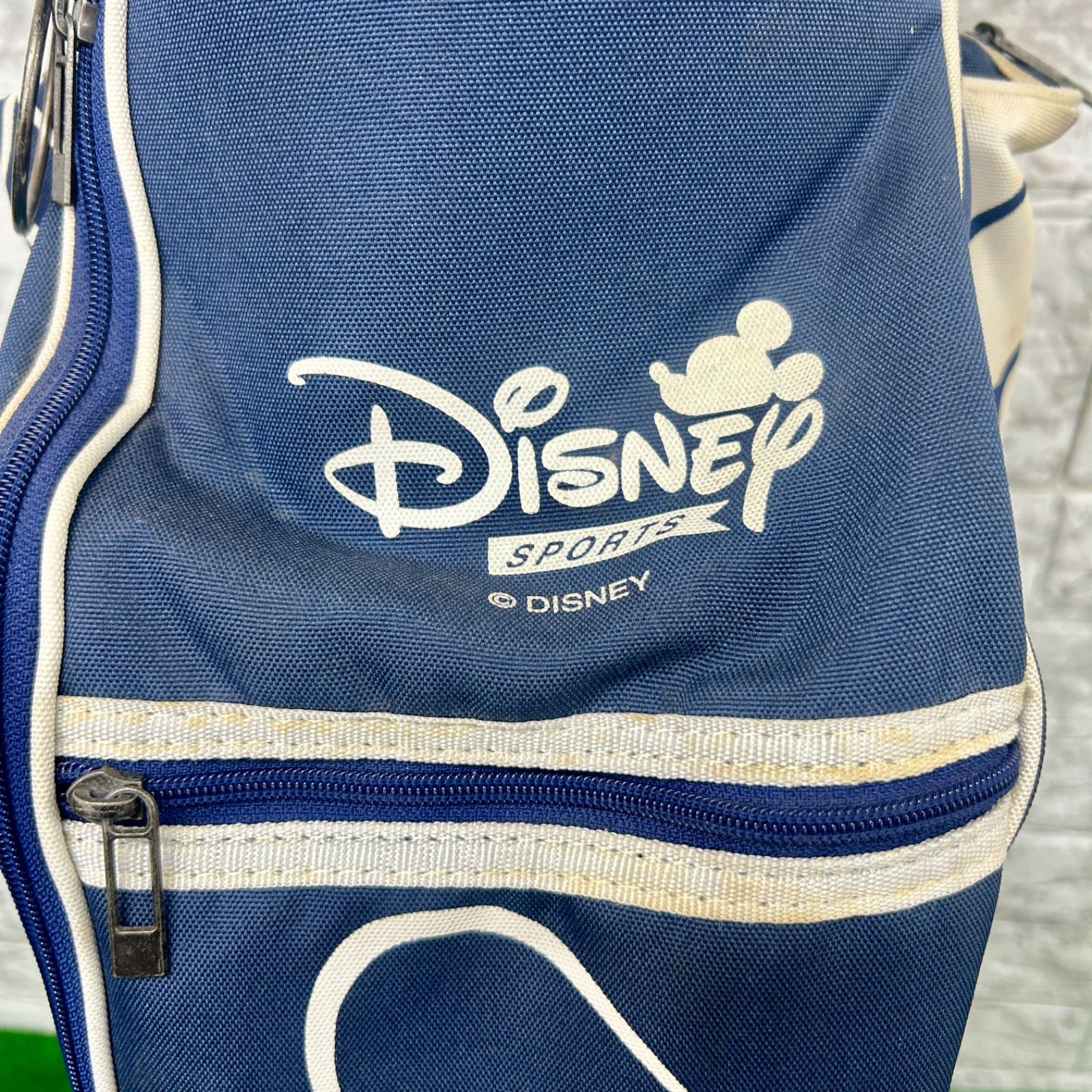 ドナルドダック キャディバッグ ネイビー 希少】DISNEY SPORTS