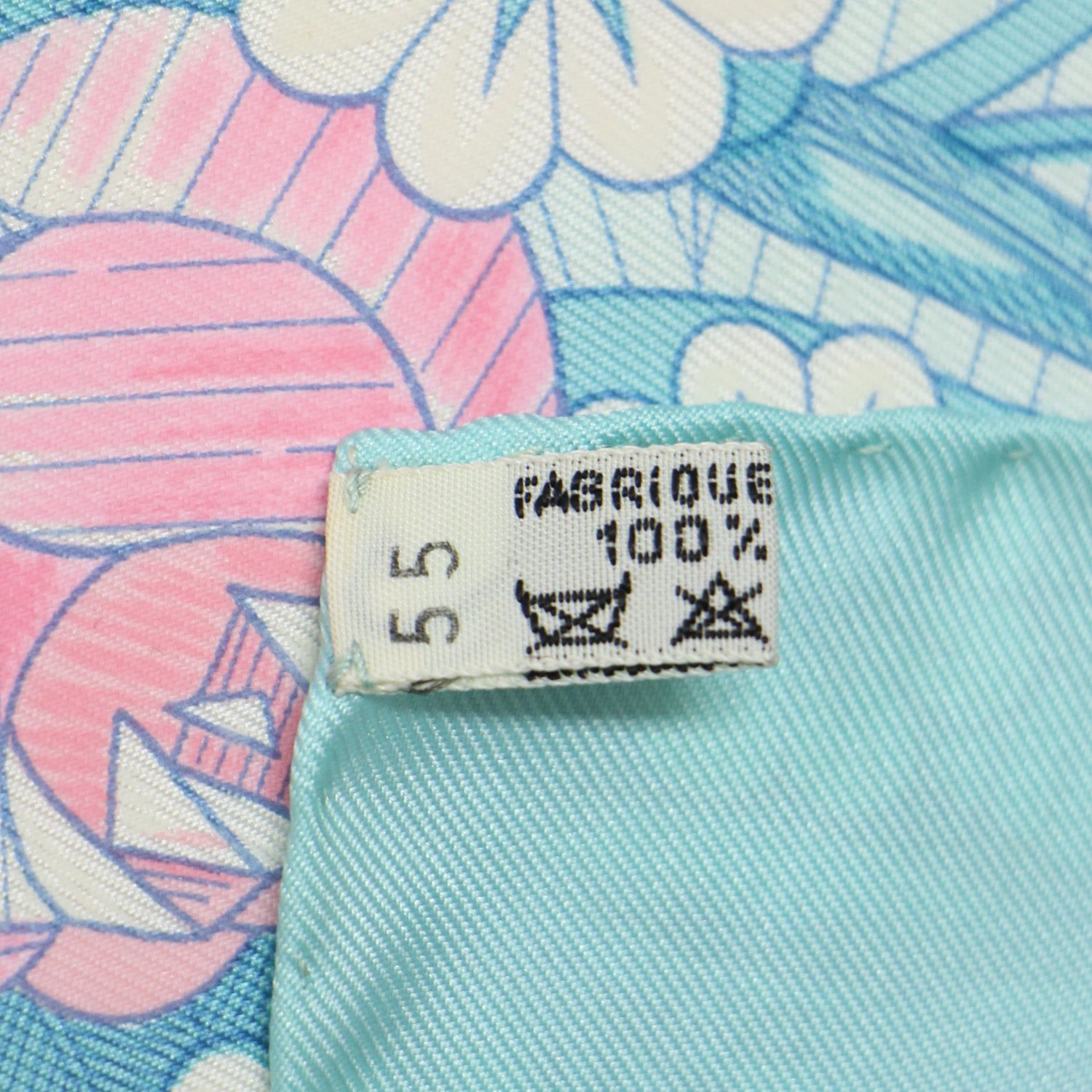 HERMES エルメス カレ90 シルク スカーフ / JEUX DE PAILLE 藁遊び 花