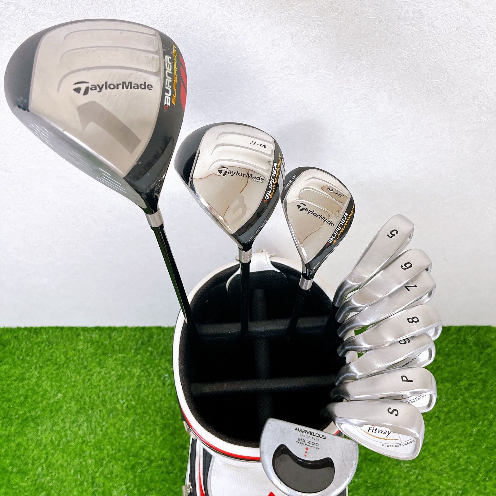 レフティ テーラーメイド エアロバーナー メンズゴルフセット 11本