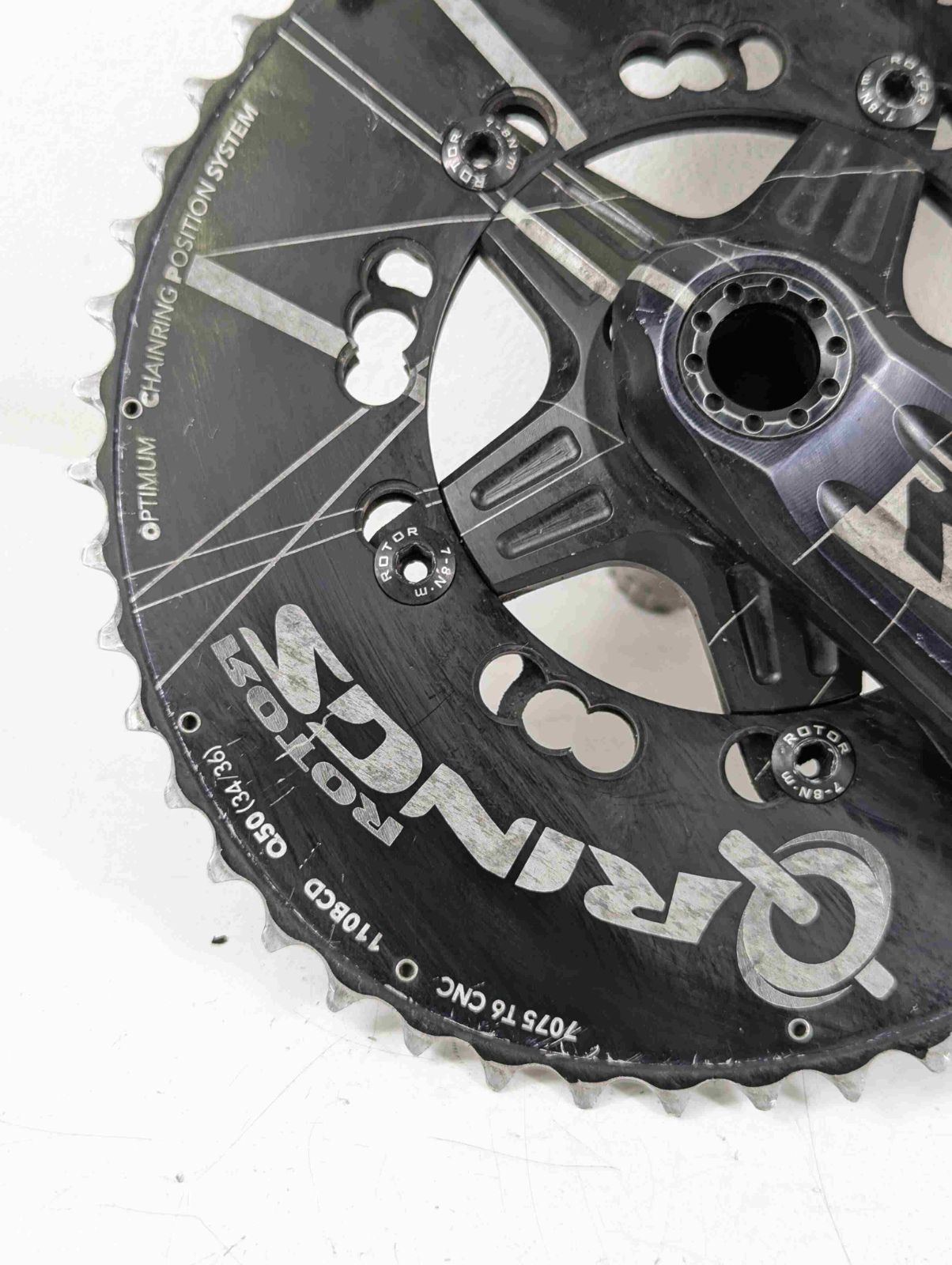 ROTOR 3D INPOWER 楕円 チェーンリング 50-34T 170mm ROTOR 3D INPOWER