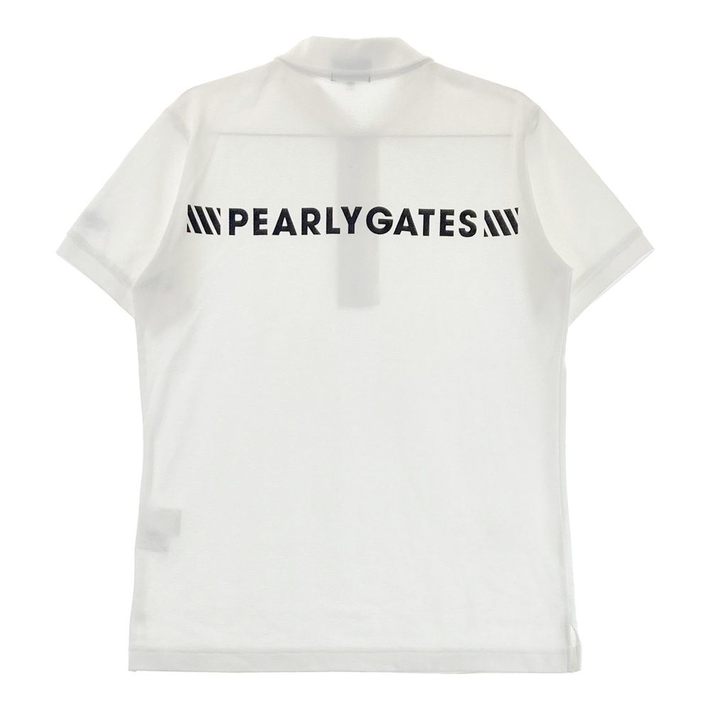 サイズ：4 PEARLY GATES パーリーゲイツ 半袖ポロシャツ ホワイト系
