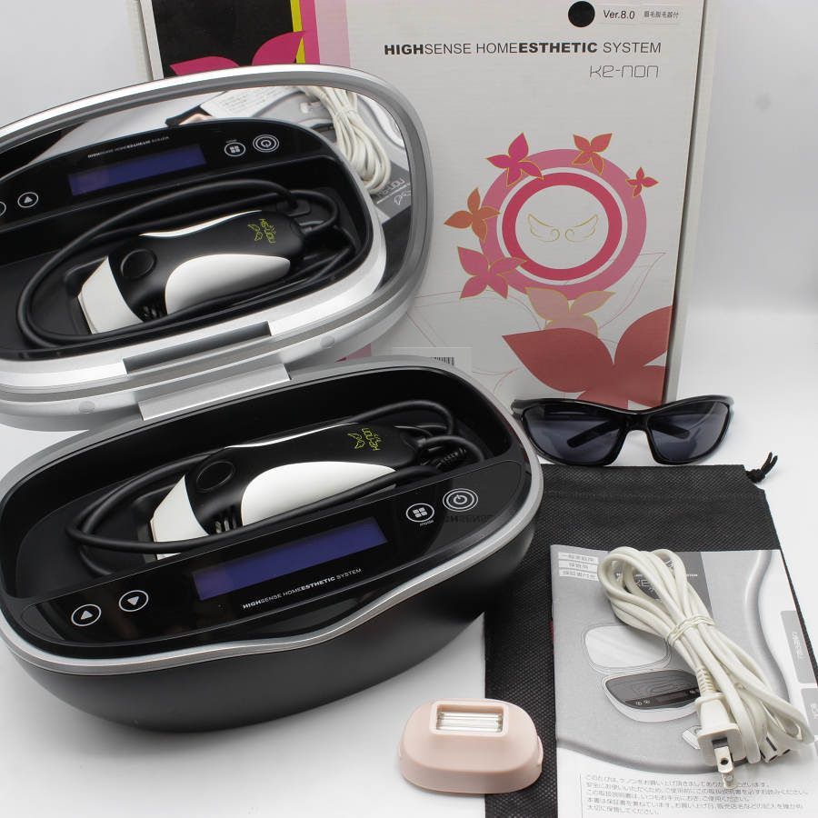 KE-NON 脱毛器 Ver.8.7 ブラック 美品】脱毛器 KE-NON ケノン Ver. 8.7