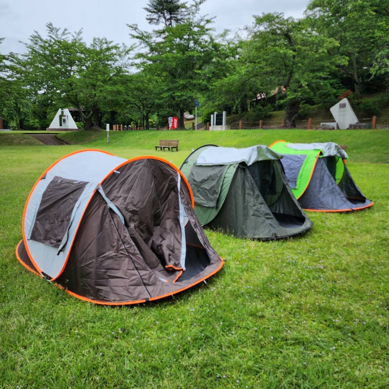 ポップアップテント アウトドア キャンプ 1秒開閉 UVカット テント