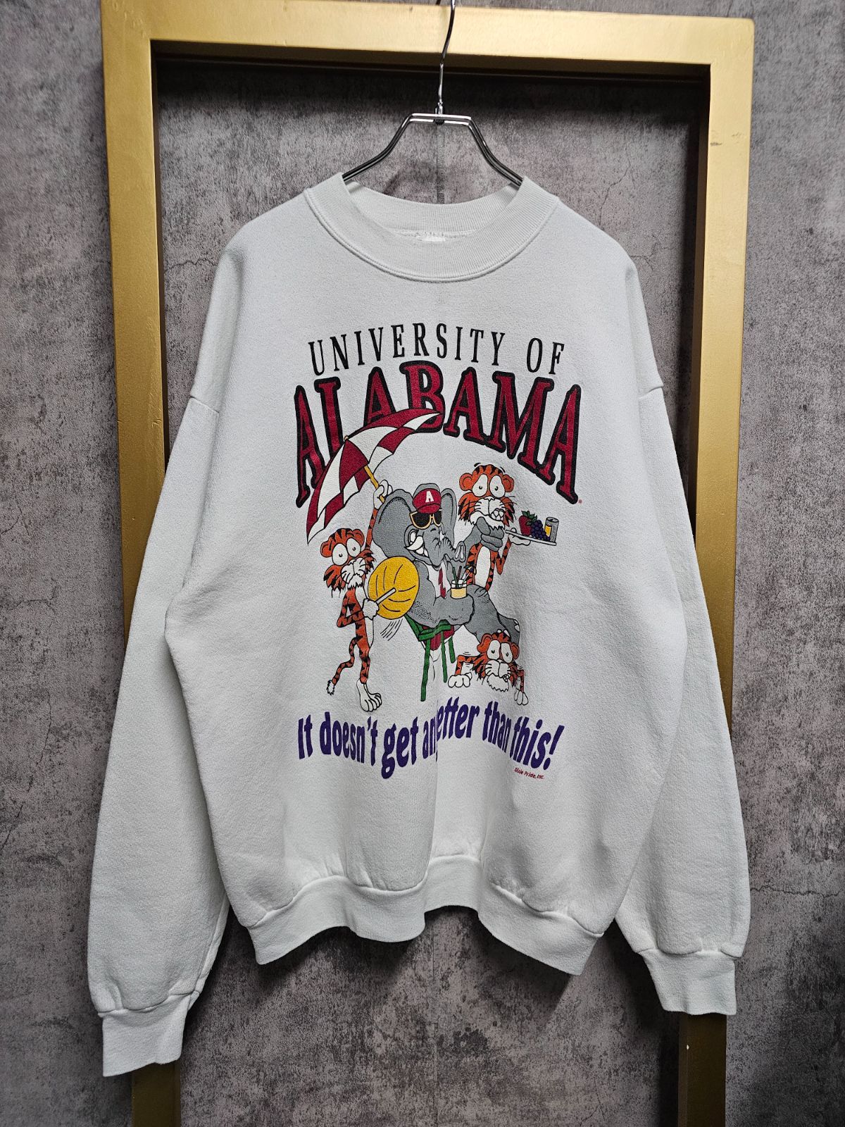 古着90年代USA製ALABAMA ロゴスウェット 古着90年代USA製ALABAMA ロゴ