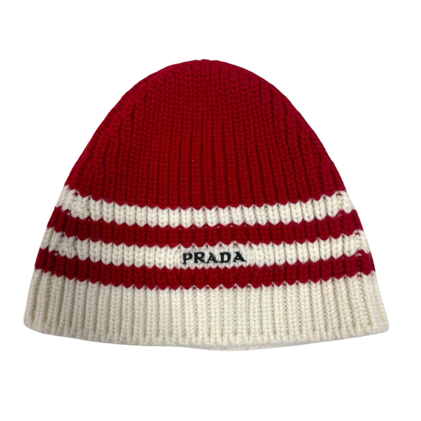 ◇未使用品◇PRADA プラダ ニット帽 カシミア100% ニットキャップ