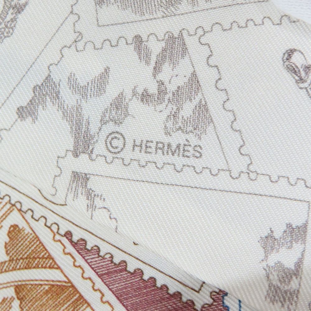 エルメス スカーフ ツイリー フォーブルの切手愛好家 HERMES シルク