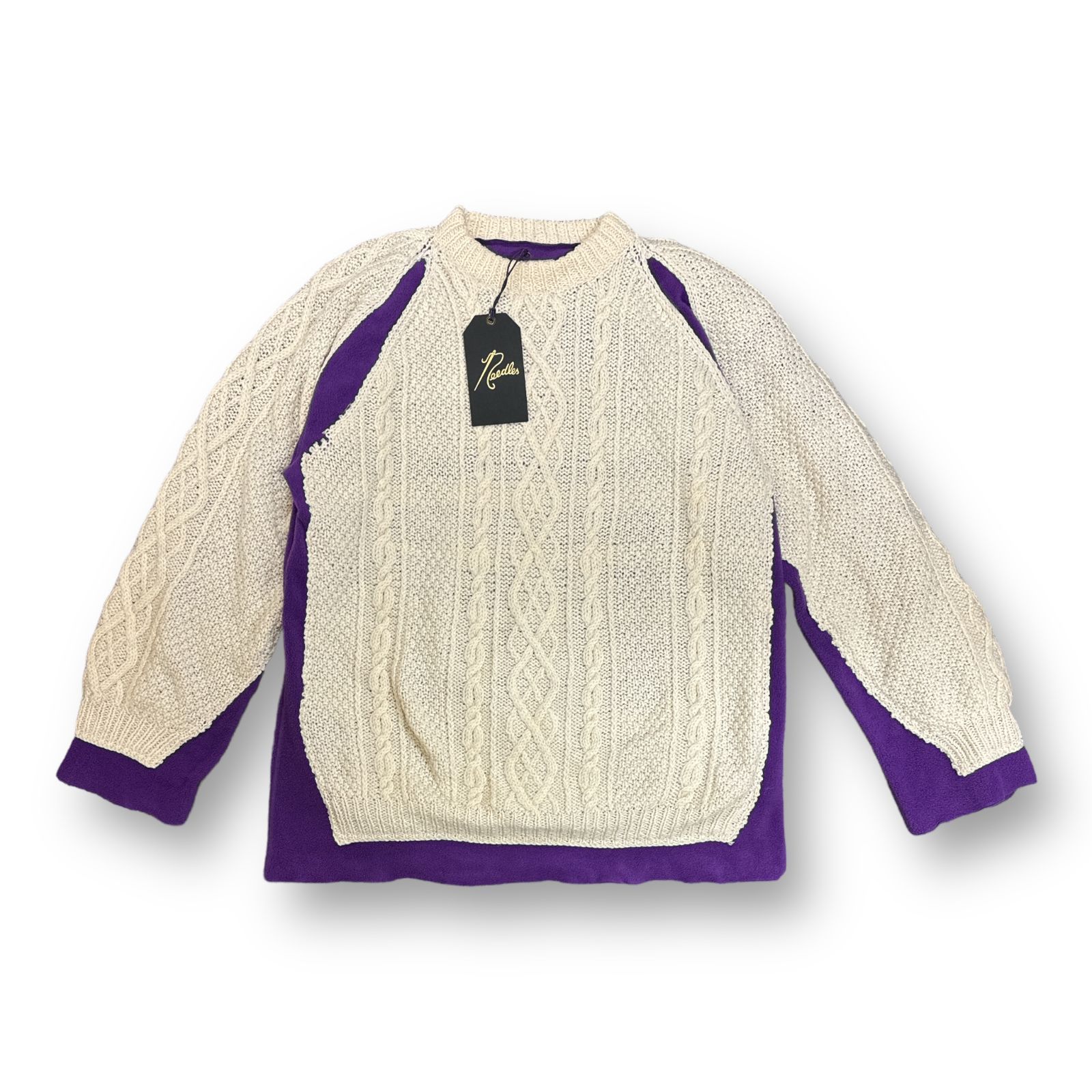 REBUILD by Needles Fisherman Sweater Covered Sweater 再構築