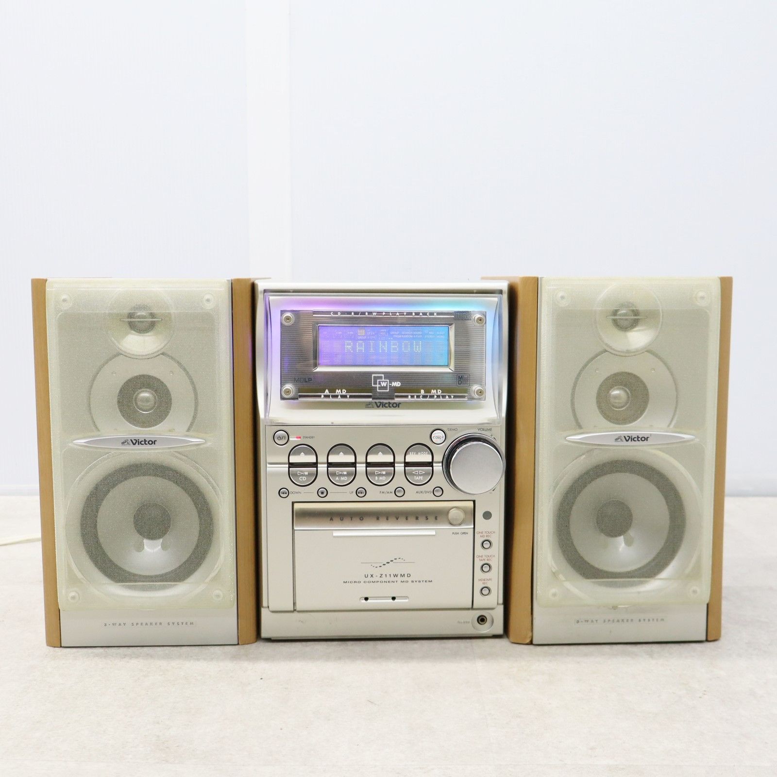 △ CD再生確認済み｜CD MD カセットコンポ｜Victor ビクター CA