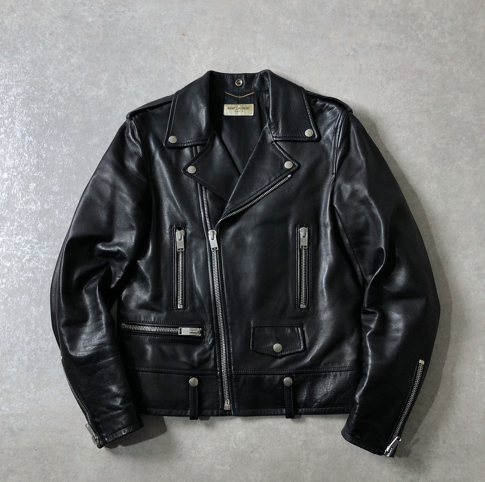 16年エディ期ラスト コレクション SAINT LAURENT PARIS MORTERCYCLE