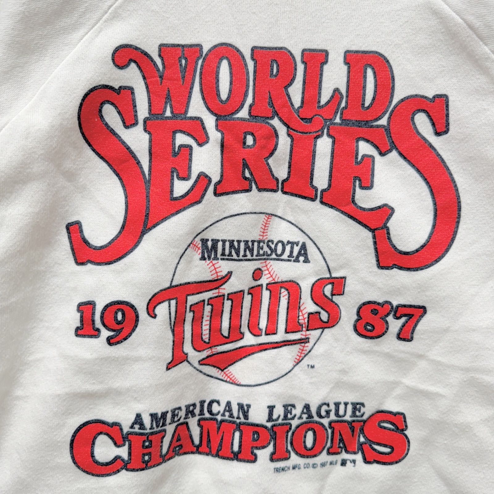 USA製！【Hanes】MLB ツインズ ワールドシリーズチャンピオン 1987