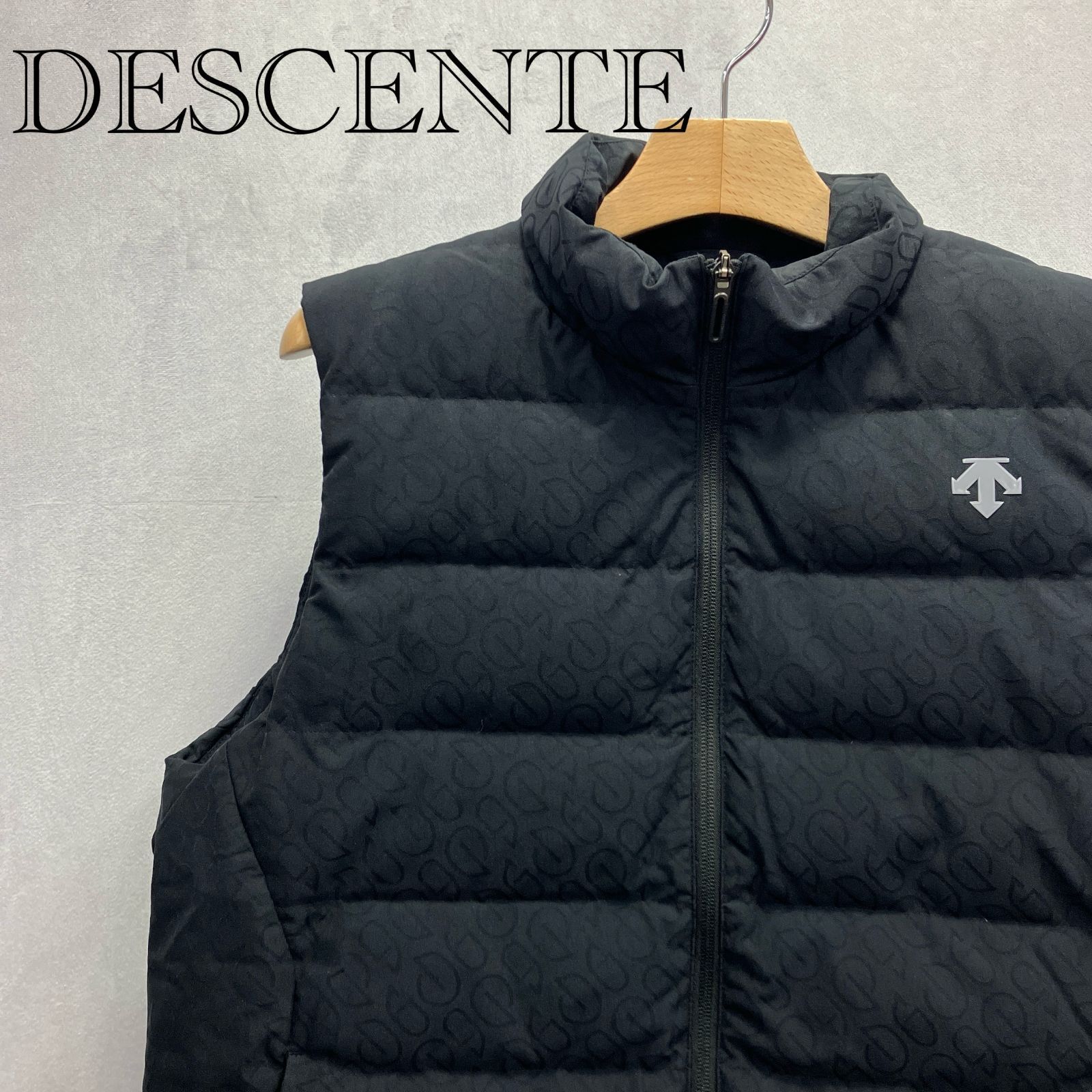 DESCENTE GOLF デサント ゴルフ ジャカード ダウン ベスト DG4FVE00M