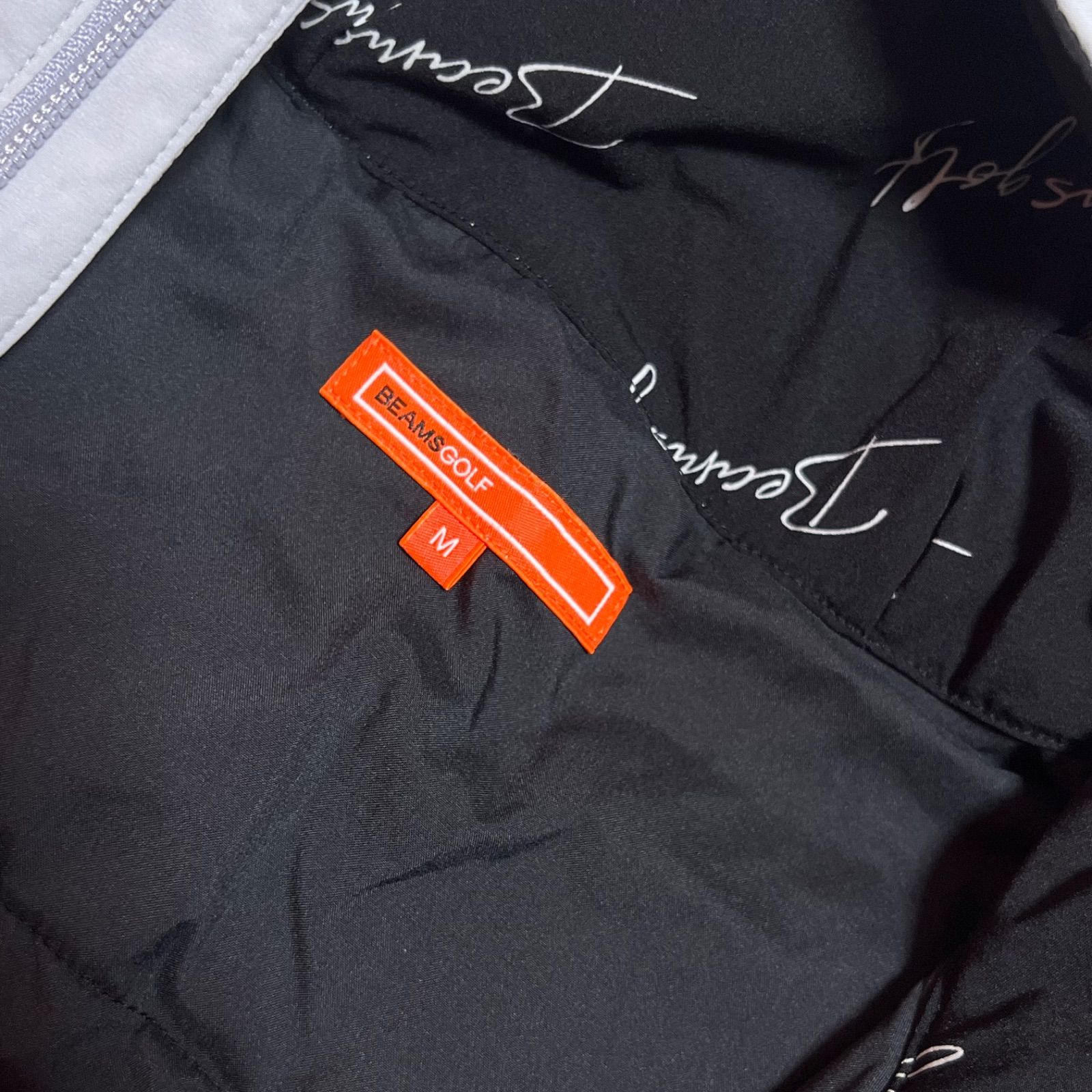 メンズ 美品 BEAMS GOLF 中綿 ベスト サイズM フルジップ 2022 AW 秋冬