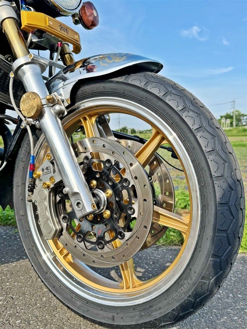 JWL車検対応 ゼファー400 キャストホイール ゴールドシックス/ 金