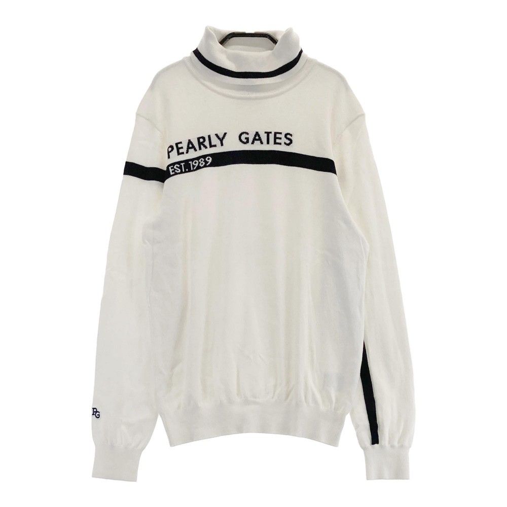 サイズ：4 PEARLY GATES パーリーゲイツ ニットセーター ホワイト系