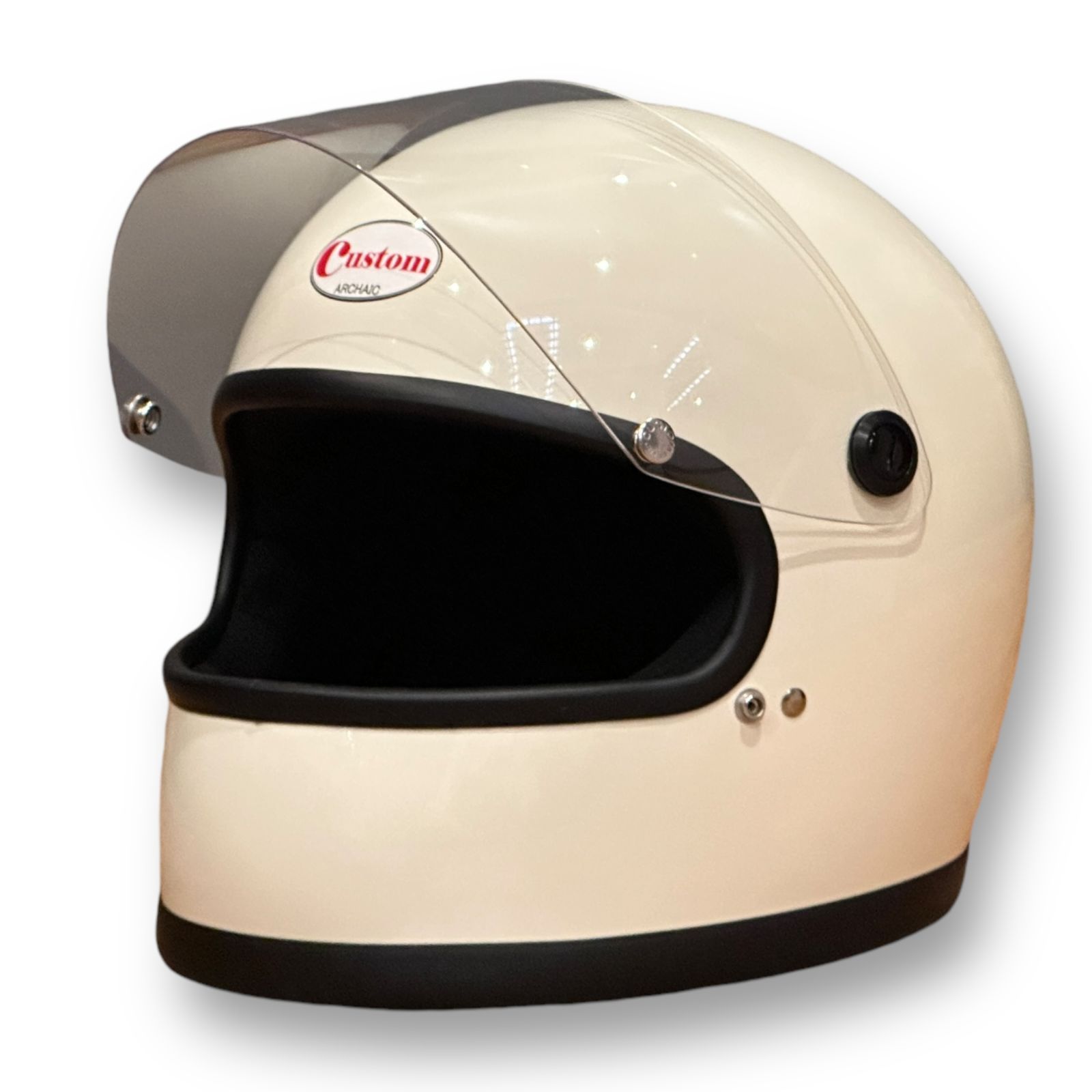 Custom GT-750 IVORY アイボリー フルフェイス 族ヘル 新品 立花