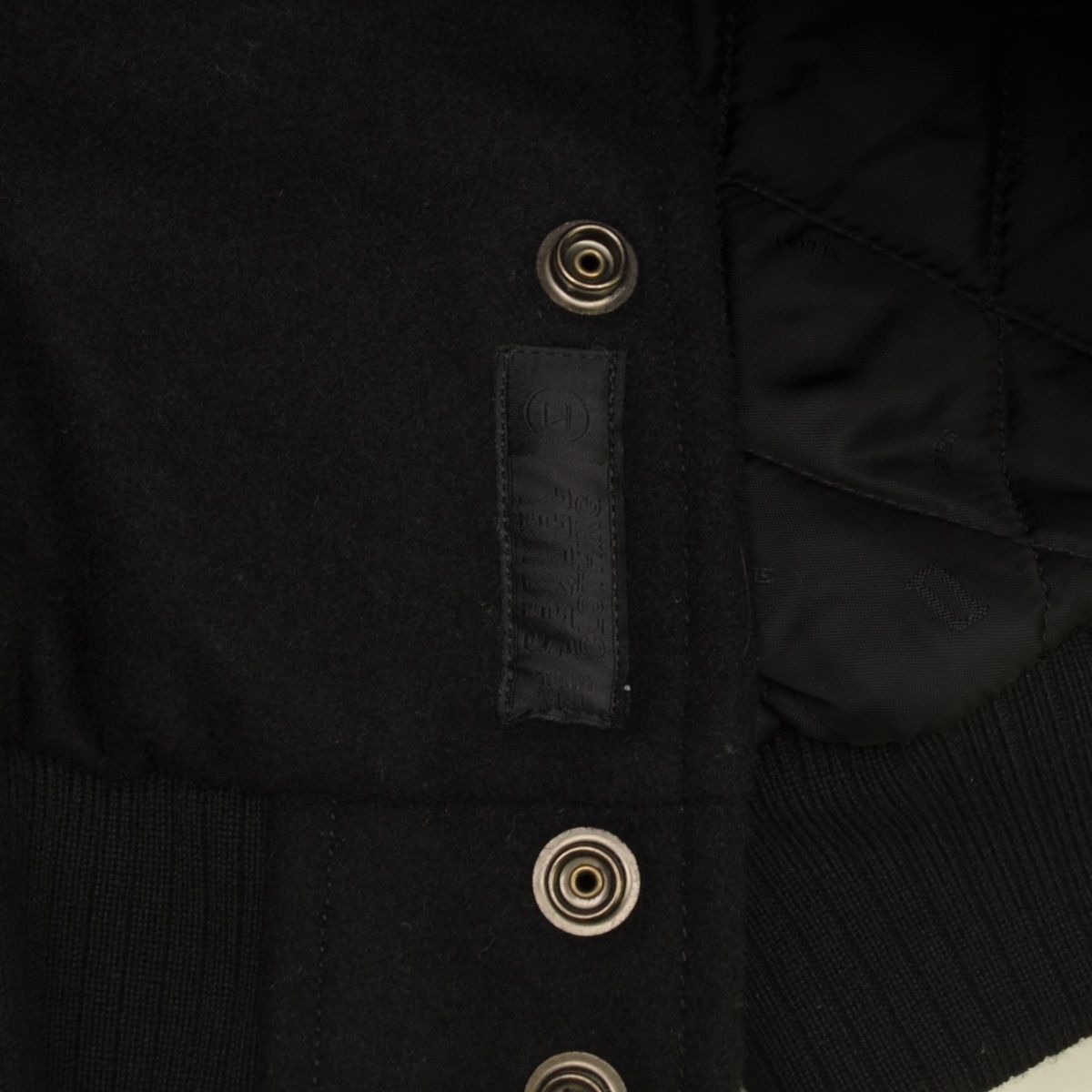 SEQUEL】SQ-21AW-JK-08 STADIUM JUMPER BLACKベースボールジャケット