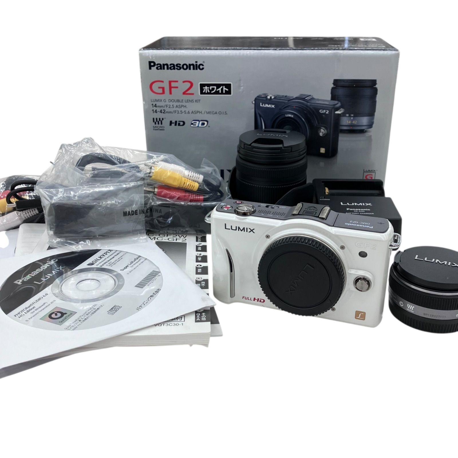 186000 現状品 Panasonic LUMIX DMC-GF2 レンズセット - メルカリ