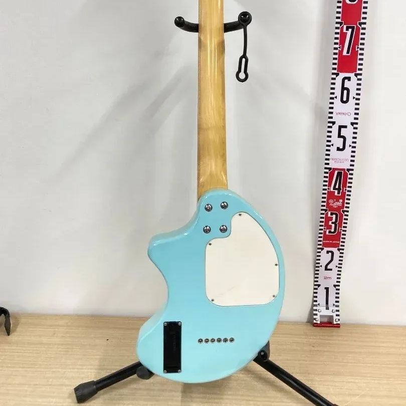 美品】ZO-3 ライトブルー アンプ内蔵ミニギター ヘッドフォン端子付