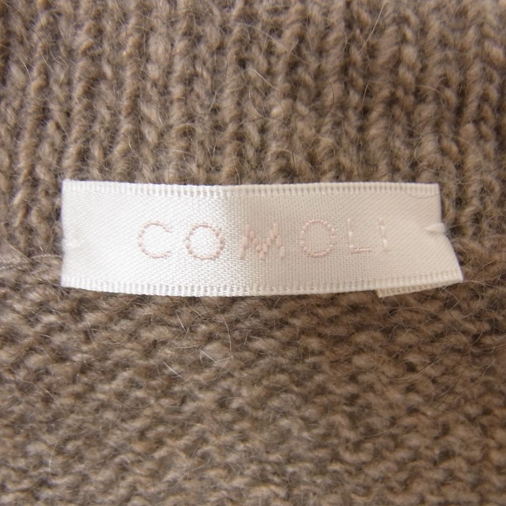 COMOLI コモリ ニット 20AW S03-06009 CASHMERE KNIT JACKET カシミヤ