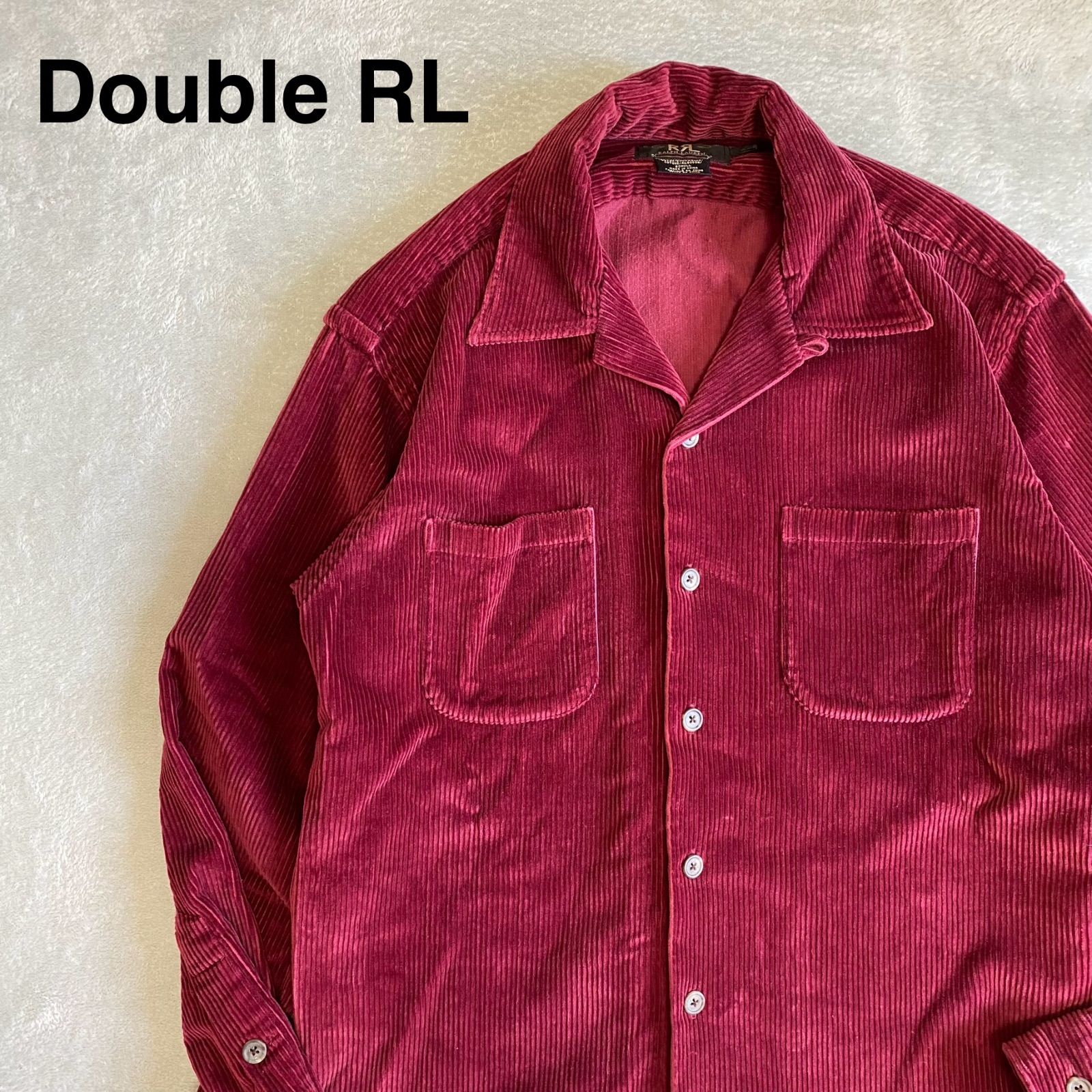 美品【Double RL】RRL オープンカラー 三ツ星タグ ヴィンテージ