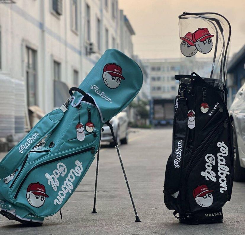 Malbon Golf マルボン キャディバッグ ゴルフバッグ キャスター型