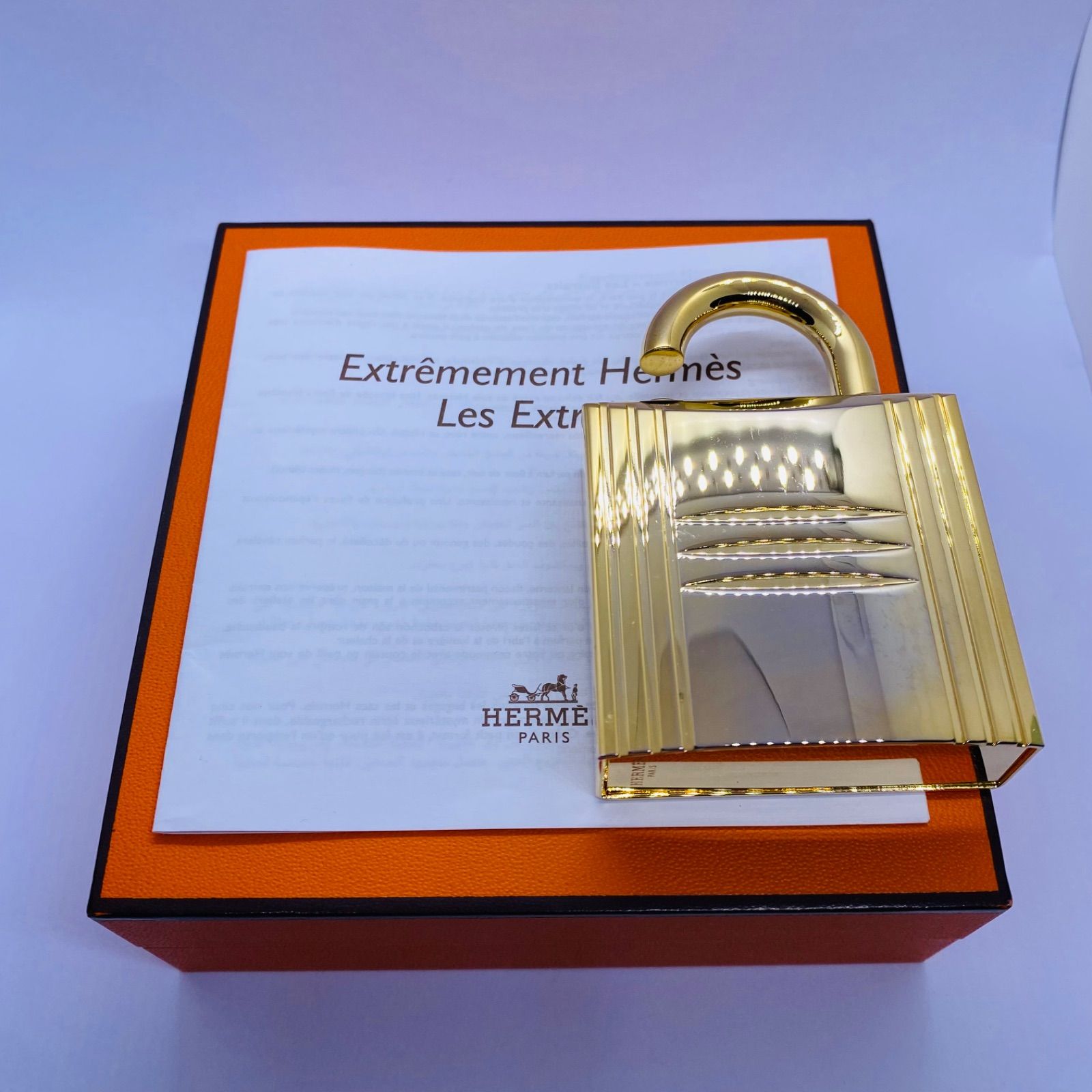 HERMES エルメス ジュエルロック カデナモチーフ メタル ゴールド