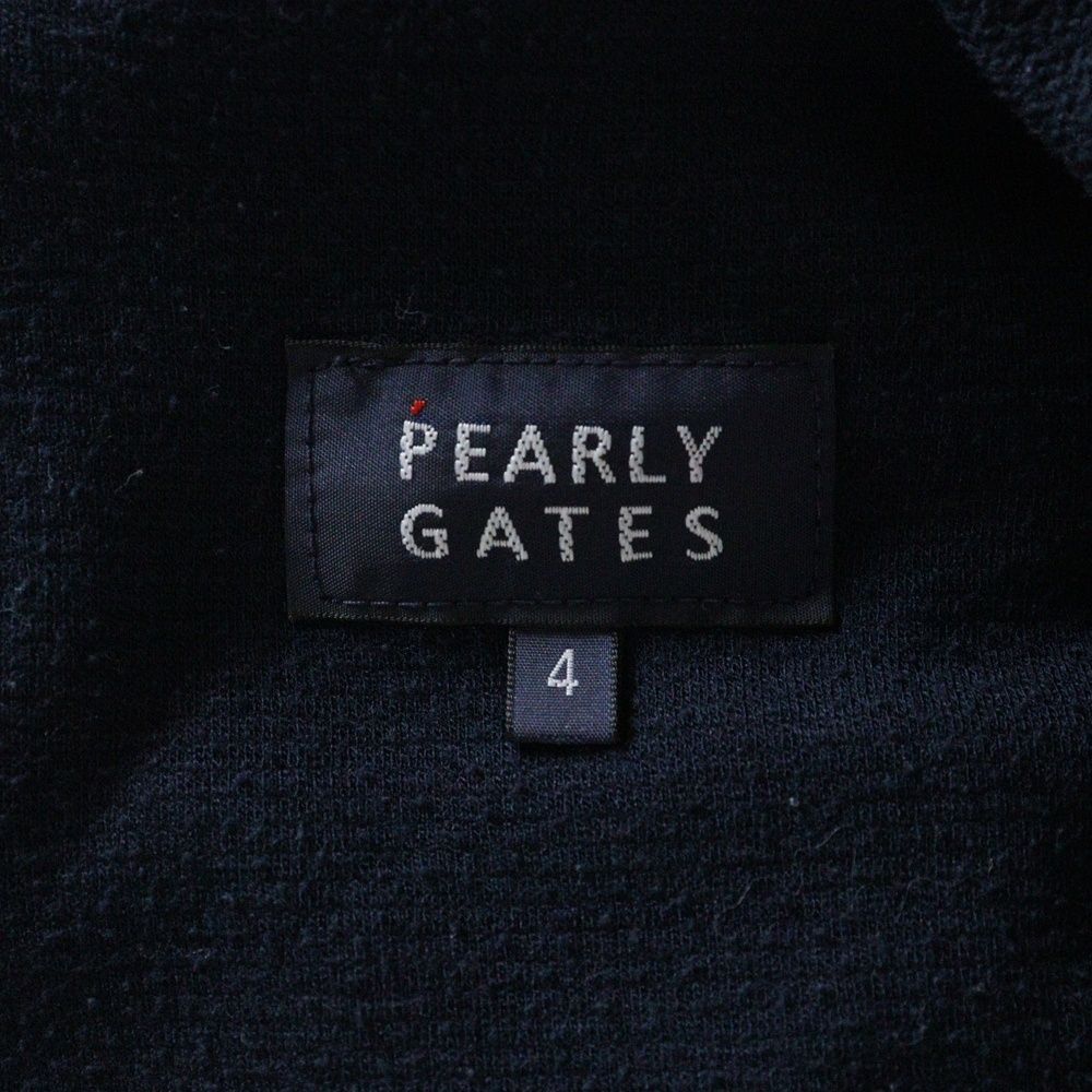 PEARLY GATES (パーリーゲイツ) ロゴプリント ジップアップフリース