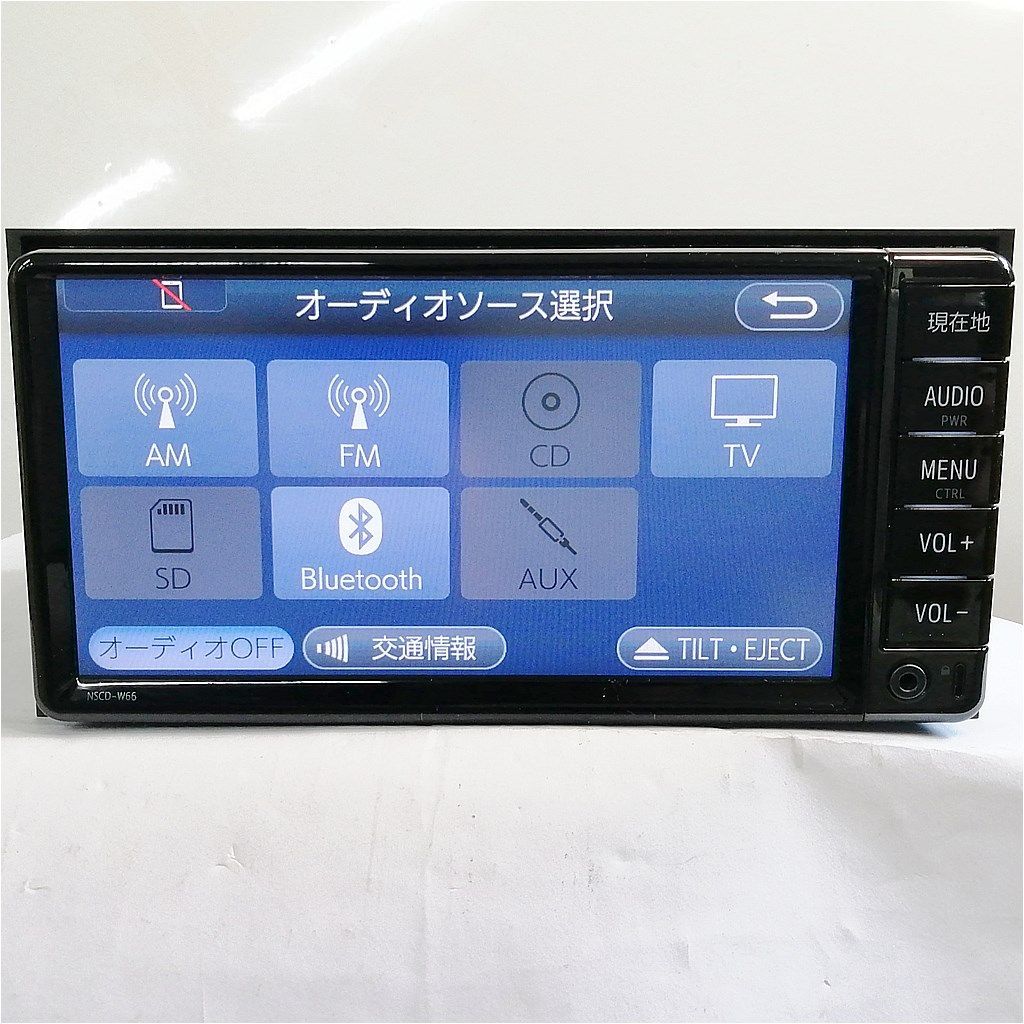 トヨタ純正ナビ NSCD-W66 7インチワイド 地図2016年 - メルカリ