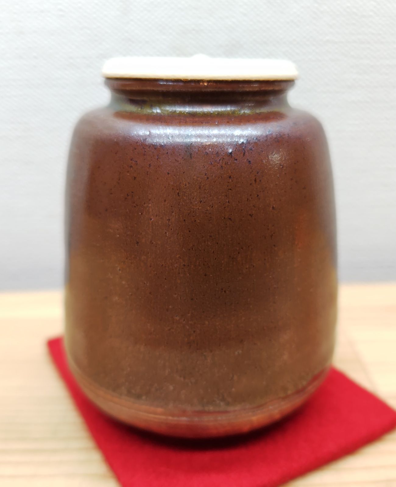 茶道具 茶入 中興名物大津 美濃光寿造 共箱 茶道具 茶入 中興名物大津