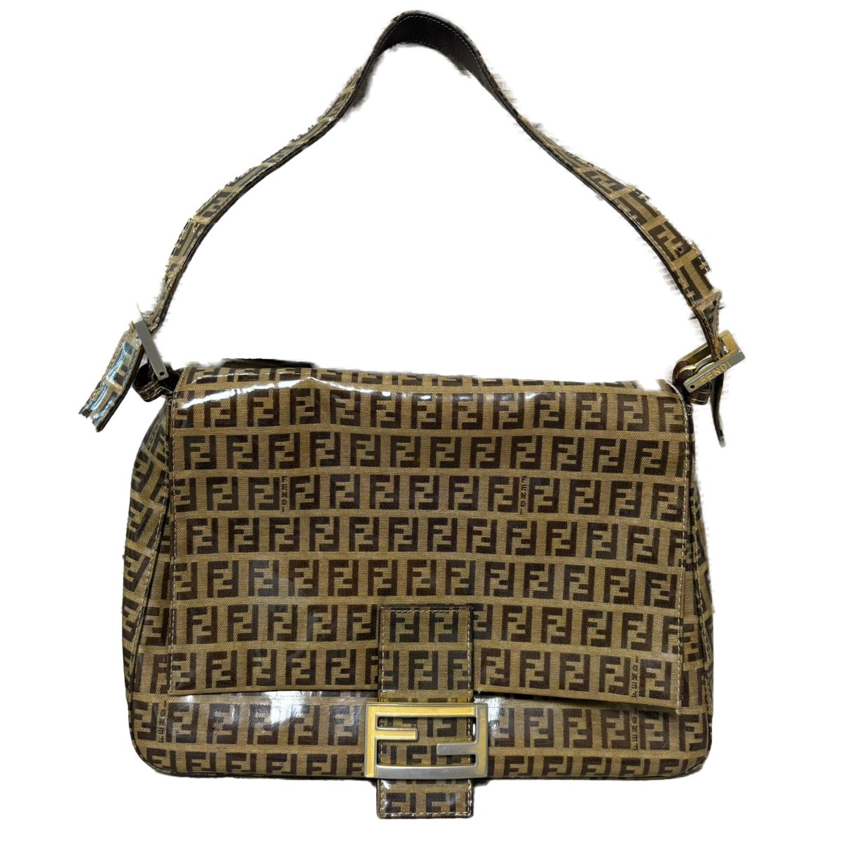 送料無料】FENDI/フェンディ/ショルダーバッグ/ズッキーノ柄/ズッカ柄