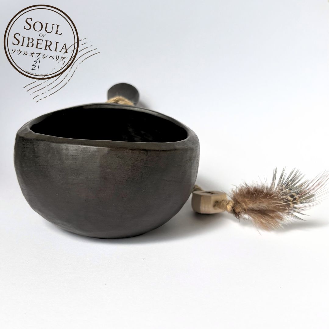 新品】ソウルオブシベリア #1 丸型ペンダント No.1952 ククサ 新品