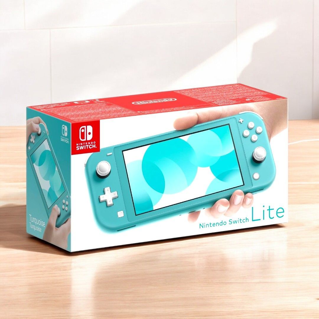 週明け削除】Nintendo Switch Lite ターコイズ ケース付き Nintendo