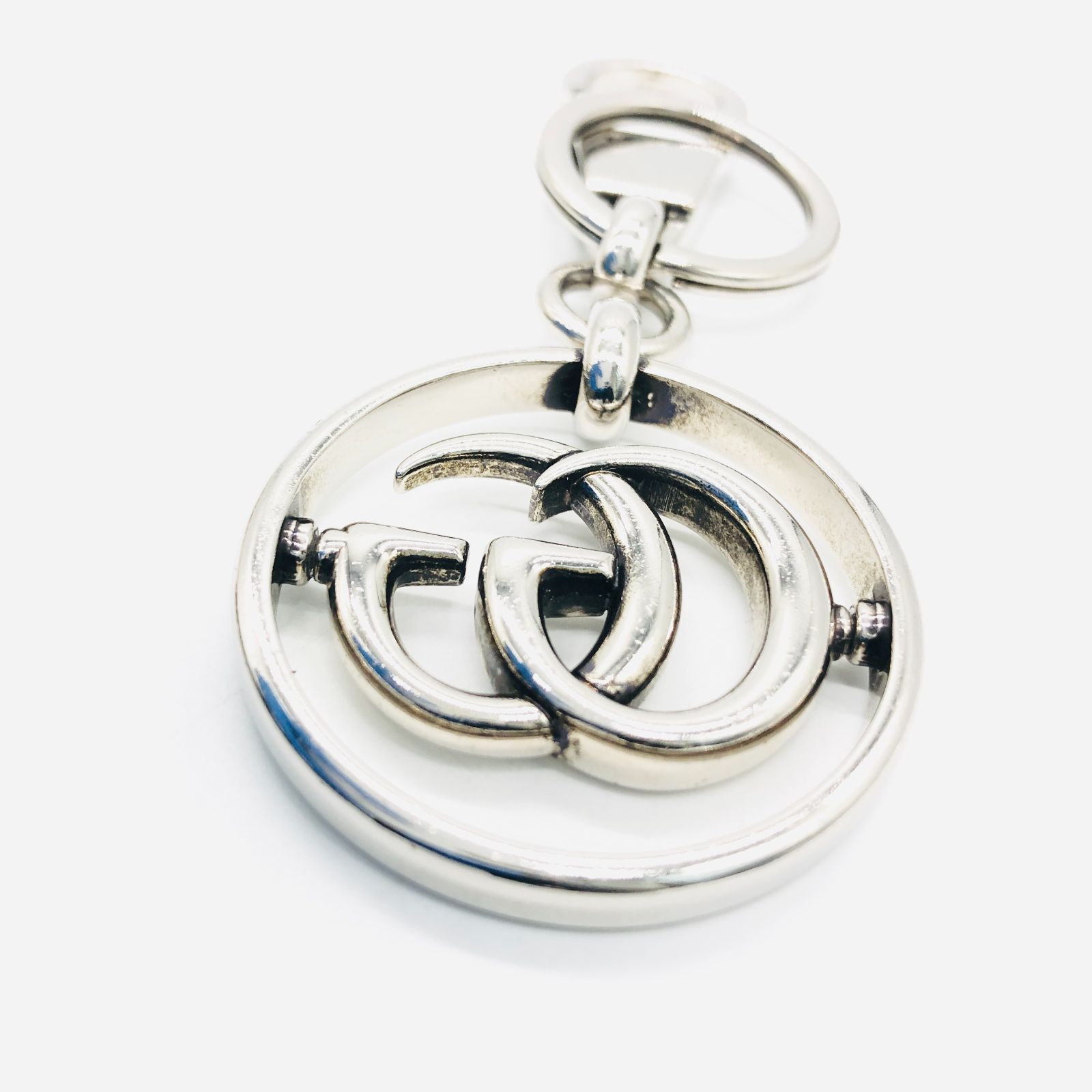 保管品】GUCCI グッチ キーチェーン キーリング キーホルダー ダブルG