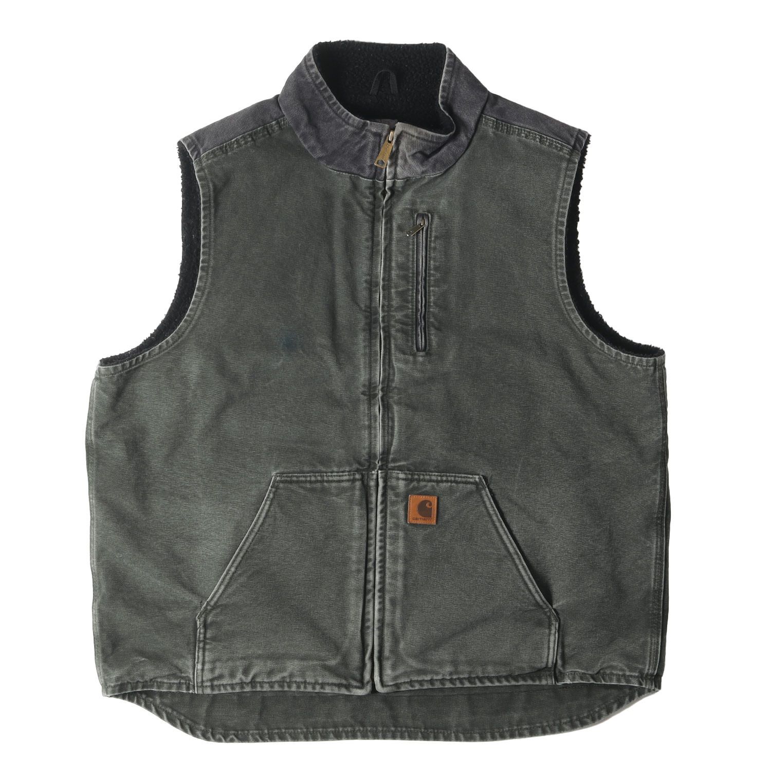 Carhartt カーハート ベスト サイズ:XL / 00s 裏ボア付き モックネック